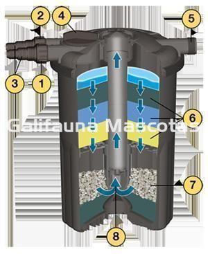 FILTRO de presión para estanque SERA fil bioactivo + BOMBA - Imagen 3