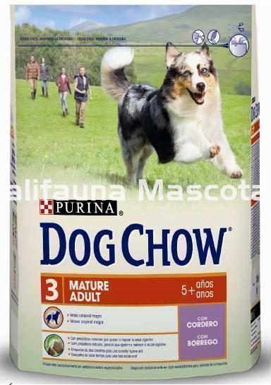 Pienso DOG CHOW Mature Pollo. Alimento para perro. - Imagen 1