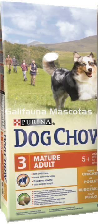Pienso DOG CHOW Mature Pollo. Alimento para perro. - Imagen 2
