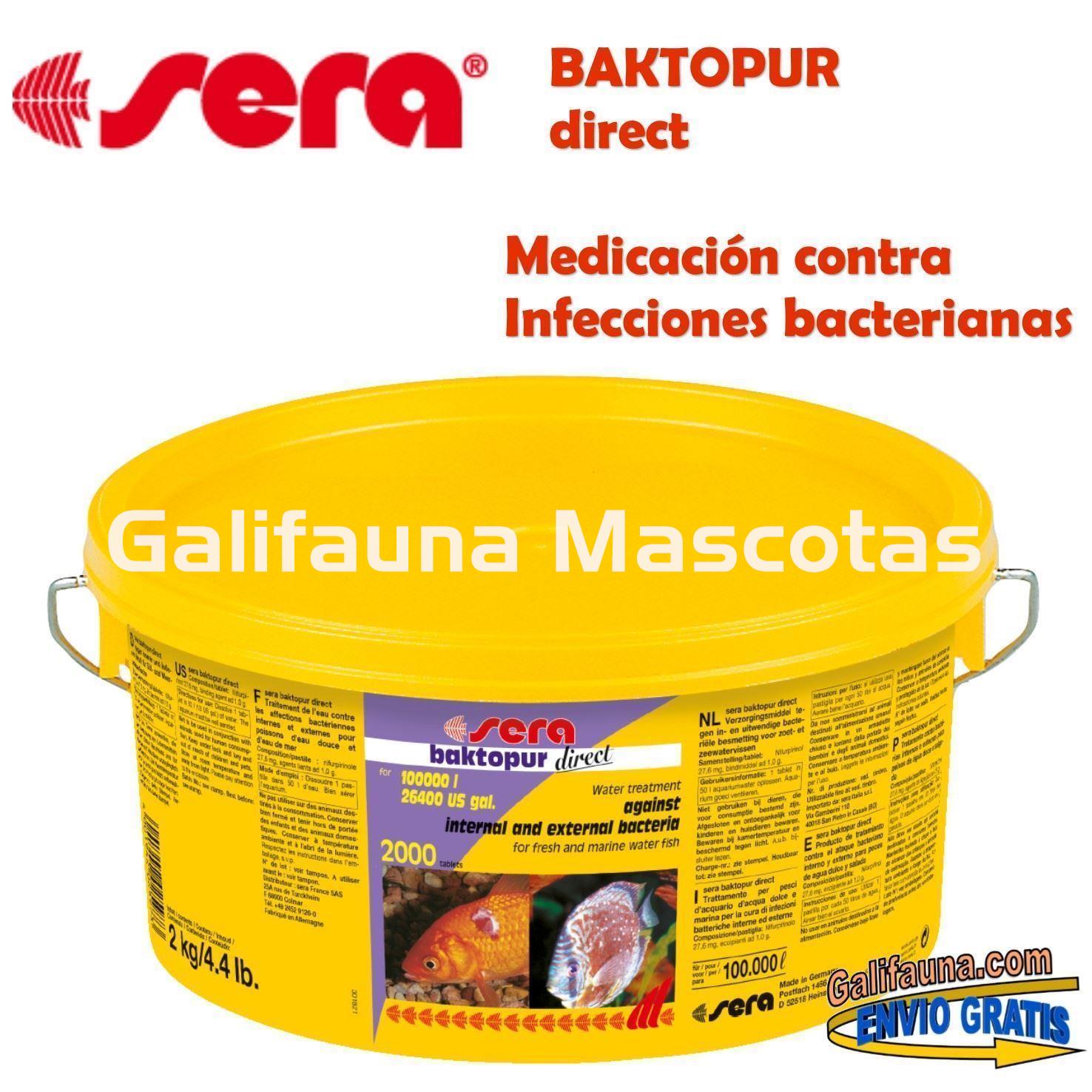 SERA Baktopur direct 2000 tabletas. Medicacion anti-bacteriana - Imagen 1