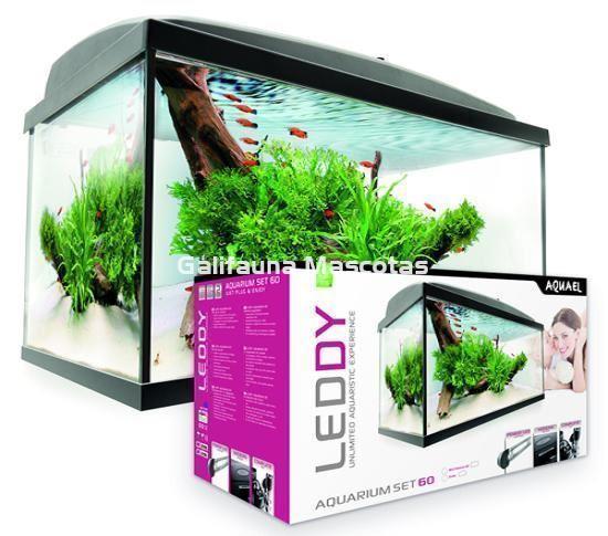 Acuario Aquael LEDDY de 54 L. Kit de acuario completo. - Imagen 1