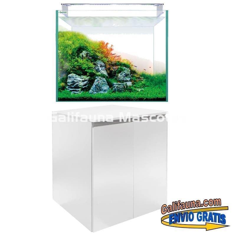 Acuario Kit AQUASCAPE RGB PRO EXTRA-CLARO 150 + MESA ESPECIALMENTE DISEÑADA PARA ESTE ACUARIO. - Imagen 1