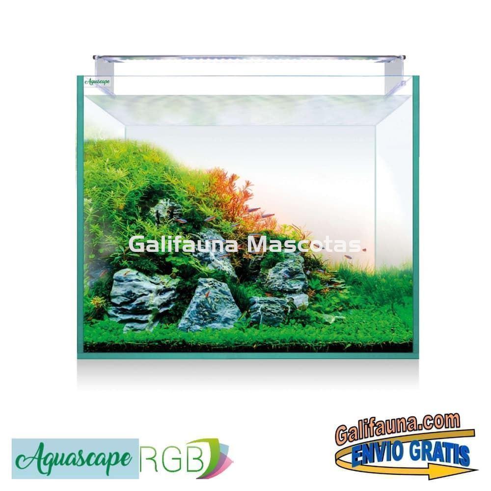 Acuario Kit AQUASCAPE RGB PRO EXTRA-CLARO 150 + MESA ESPECIALMENTE DISEÑADA PARA ESTE ACUARIO. - Imagen 2