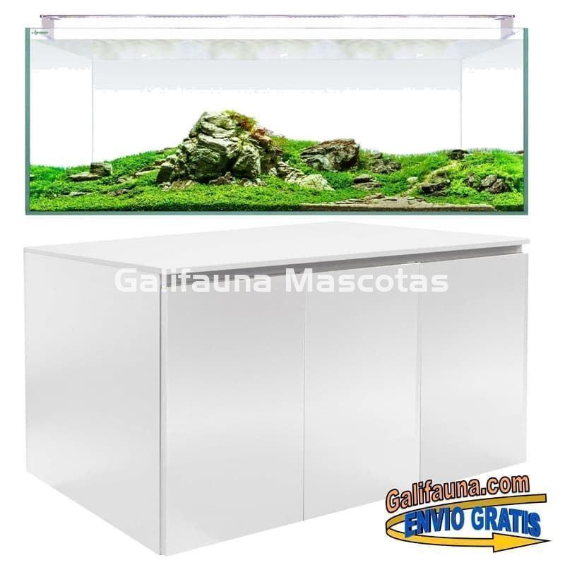 Acuario Kit AQUASCAPE RGB PRO EXTRA-CLARO 410 + MESA ESPECIALMENTE DISEÑADA PARA ESTE ACUARIO. - Imagen 1