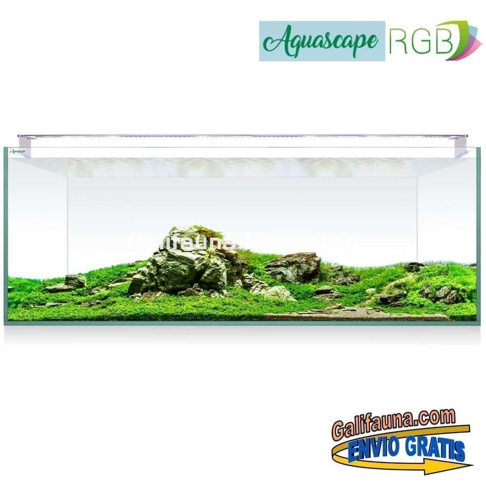 Acuario Kit AQUASCAPE RGB PRO EXTRA-CLARO 410 + MESA ESPECIALMENTE DISEÑADA PARA ESTE ACUARIO. - Imagen 2