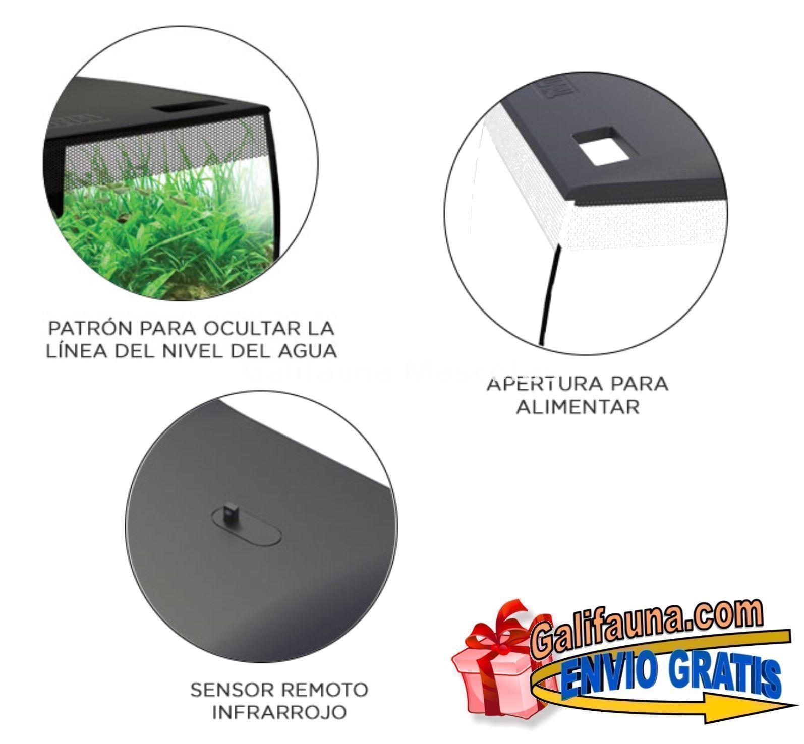 ACUARIO KIT FLUVAL FLEX 34 litros. "El diseño y la practicidad en un solo acuario." - Imagen 5