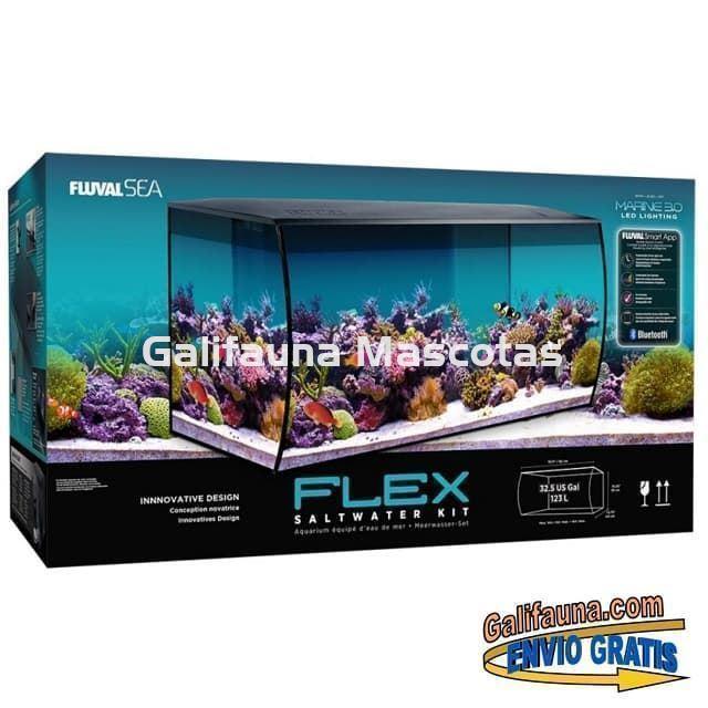 Acuario MARINO FLUVAL FLEX 123 litros. "El diseño y la elegancia para tu acuario marino." - Imagen 1