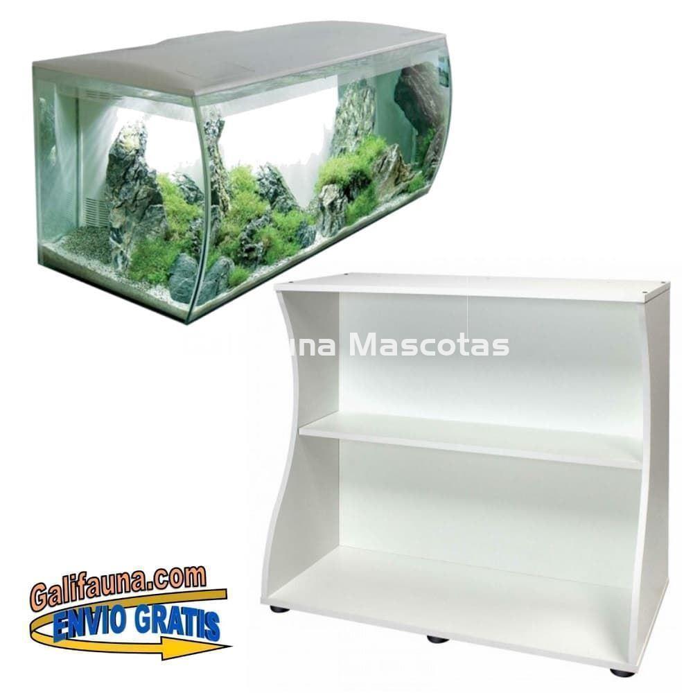 ACUARIO + MESA KIT FLUVAL FLEX 123 litros. "El diseño y la elegancia en un solo acuario." - Imagen 1