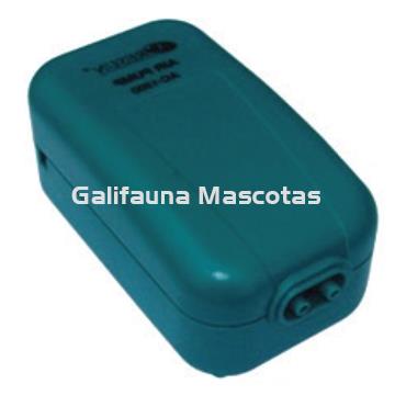 Aireador / Compresor de aire silencioso. 2 salidas. 180 l/hora. - Imagen 1