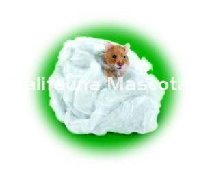 Algodon para nido de hamster, pajaros y otros roedores. 50 gr. - Imagen 1