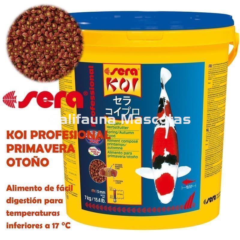 Alimento para Kois SERA Professional KOI para primavera/otoño. Para temperaturas inferiores a 17 °C - Imagen 2