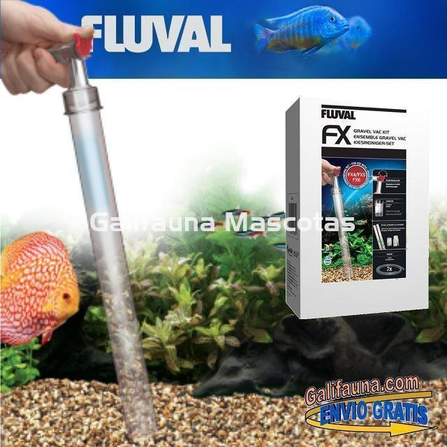 ASPIRADORA DE GRAVA GRAVEL VAC FX FLUVAL. Sifón para filtros exteriores FLUVAL FX. - Imagen 1