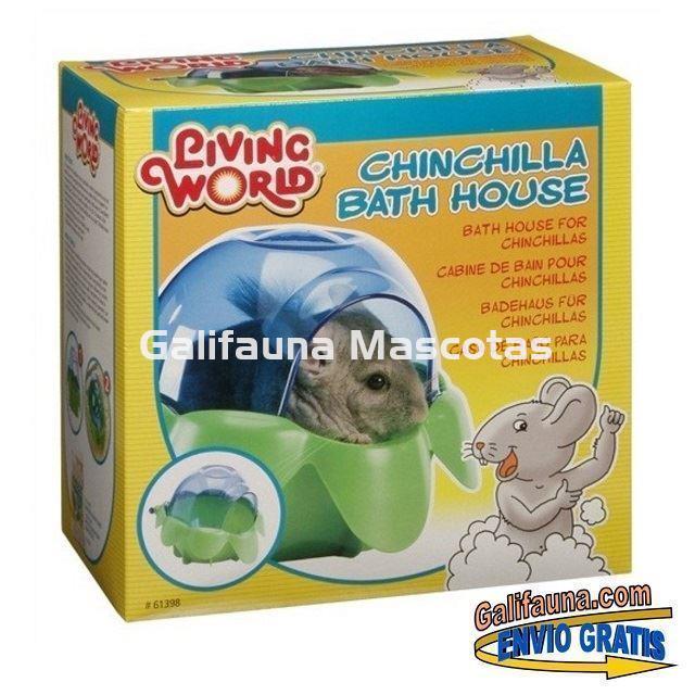 BAÑERA ARENERO PARA CHINCHILLA LIVING WORLD. - Imagen 2