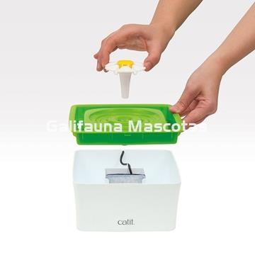 Bebedero Fuente MINI FLOWER FOUNTAIN  1.5 Litros CATIT - Imagen 2