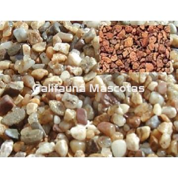 Bio-grava de rio y volcanica, tamaño estandar para acuario 1 kg. - Imagen 1