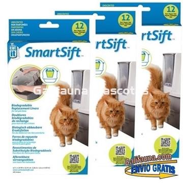 Bolsas SUPERIORES de repuesto para Arenero Sanitario  AUTOMÁTICO SMARTSIFT CATIT. - Imagen 2