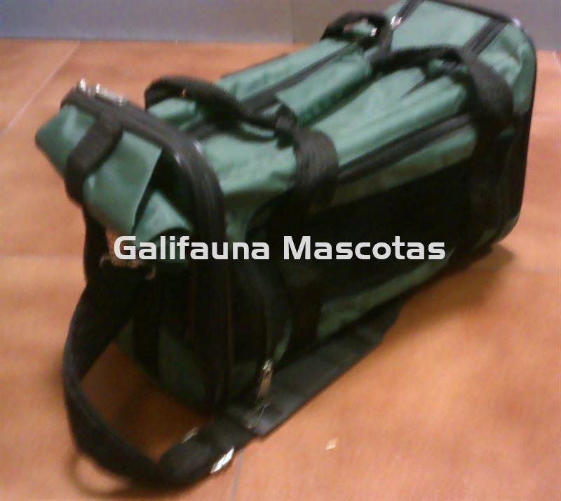 Bolso impermeable verde para perro raza pequeña. - Imagen 2