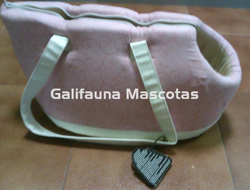 Bolso rosa de diseño para perro raza pequeña / mediana. - Imagen 1