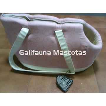 Bolso rosa de diseño para perro raza pequeña / mediana. - Imagen 1