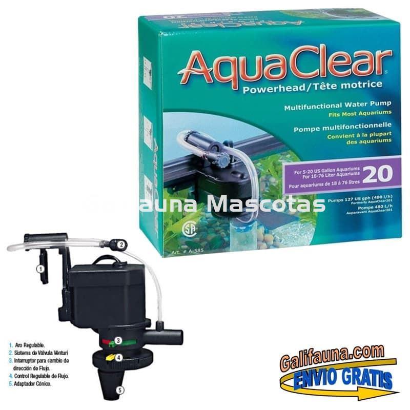 BOMBA SUMERGIBLE POWERHEAD AQUACLEAR. - Imagen 3