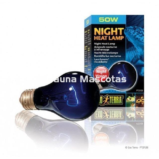 Bombilla de noche para terrarios NIGHT HEAT de EXO TERRA. Efecto Luz de Luna. - Imagen 2