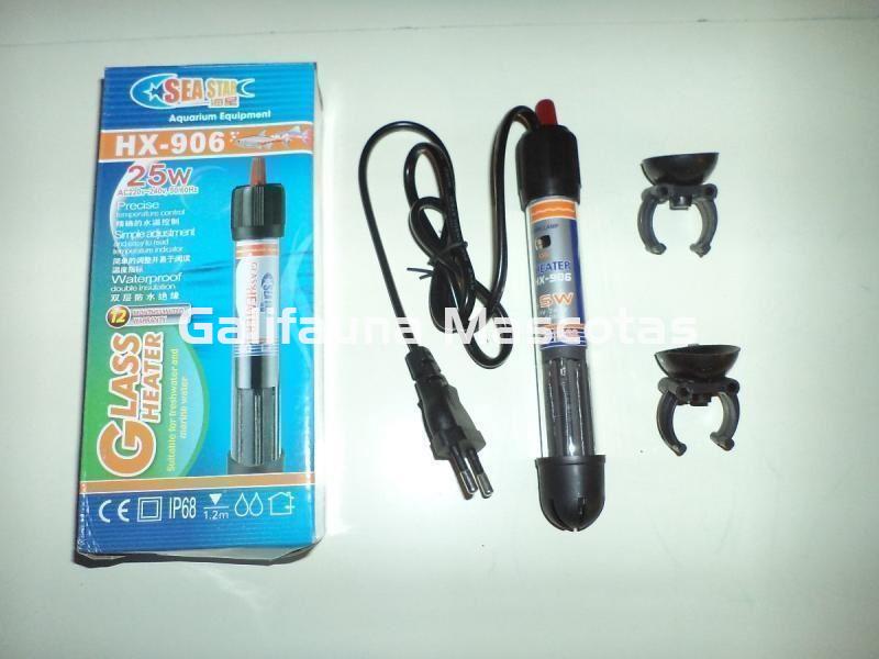 Calefactor Calentador Acuario Pecera Sumergible Marina 50w