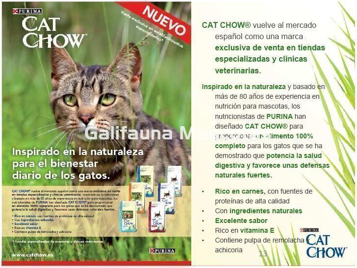 CAT CHOW salmón y atún. Para gatos adultos, con salmon y atun. - Imagen 2