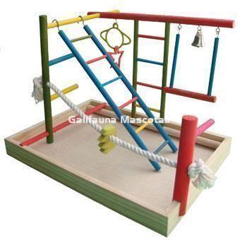 Centro de entrenamiento y juegos para pajaros 36 cm - Imagen 2