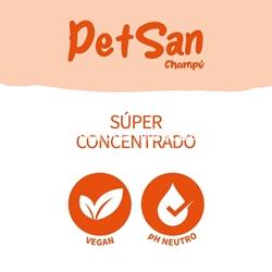 Champú antiparasitario con Aloe Vera para perros PetSan - Imagen 2