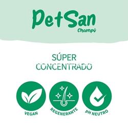 Champú de aceite de visón con Aloe Vera para perros PetSan - Imagen 2