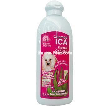 Champu Ica para Caniche. Aloe vera. PH Neutro. - Imagen 1