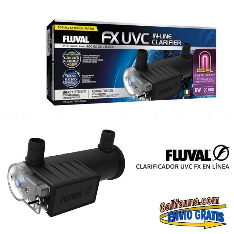 CLARIFICADOR UVC PARA FILTROS FLUVAL FX. Sistema UVC compatible con filtros exteriores. - Imagen 1