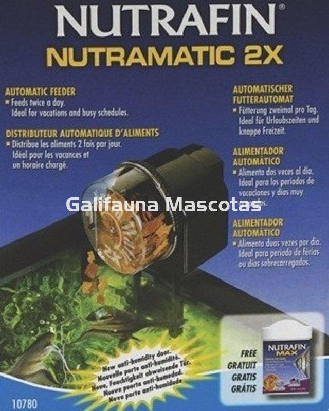 Comedero automatico NUTRAMATIC 2X para acuarios. Alimentador 2 tomas diarias - Imagen 2