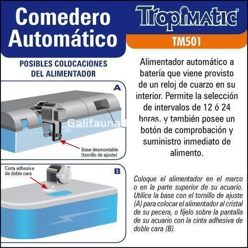 Comedero automatico Tropimatic. Alimentador automático. - Imagen 2