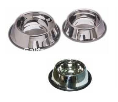 Comedero inox antideslizante para perro y gato. - Imagen 1