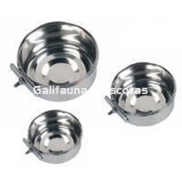 Comedero metalinox para roedores 300 ml. con tornillo. - Imagen 2