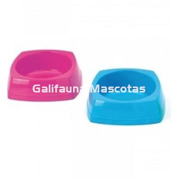 Comedero roedores y pájaros de plastico pequeño. Colores surtidos. - Imagen 1