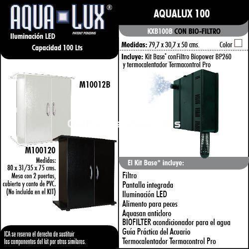 CONJUNTO Kit Acuario Aqua-Lux 100 litros + MESA M100120 - Imagen 5