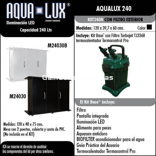 CONJUNTO Kit Acuario Aqua-Lux 240 litros + MESA M240300 - Imagen 5