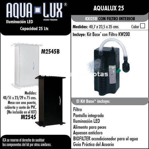 CONJUNTO Kit Acuario Aqua-Lux 25 litros + MESA M2545 - Imagen 4