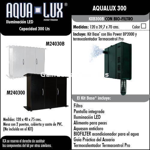 CONJUNTO Kit Acuario Aqua-Lux 300 litros + MESA M240300 - Imagen 5