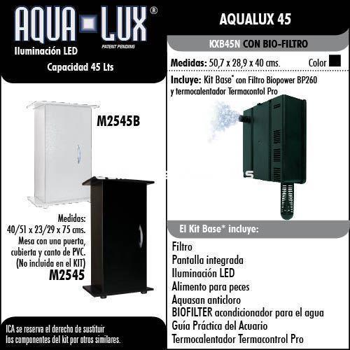 CONJUNTO Kit Acuario Aqua-Lux 45 litros + MESA M2545 - Imagen 5