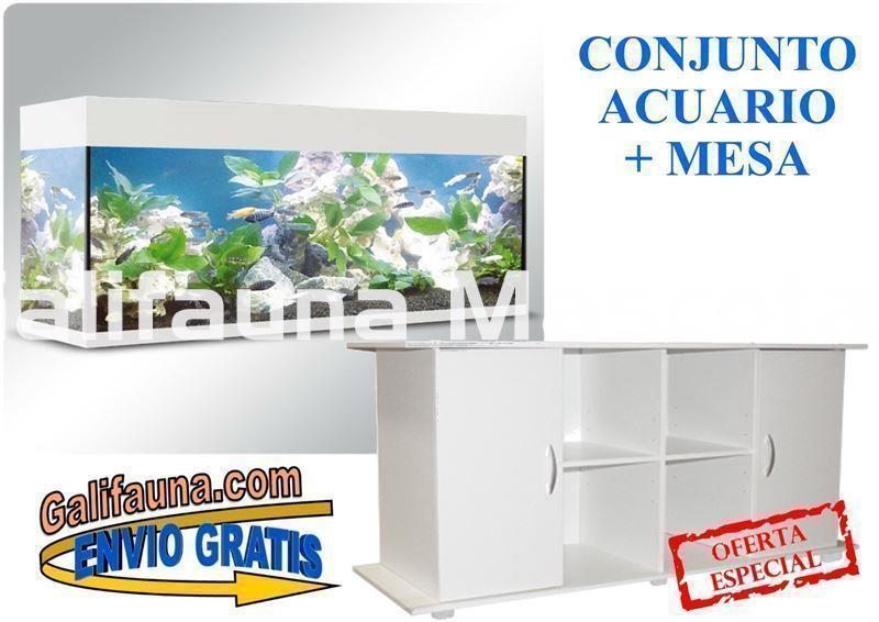 CONJUNTO Kit Acuario Aqua-Lux 450 litros + Mesa M450 - Imagen 1