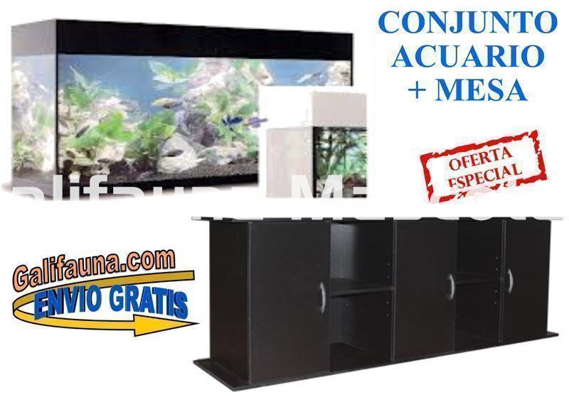 CONJUNTO Kit Acuario Aqua-Lux 600 litros + Mesa M600 - Imagen 1