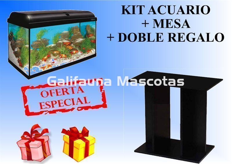 CONJUNTO KIT AQUALIGHT 45 litros + MESA + DOBLE REGALO. - Imagen 1