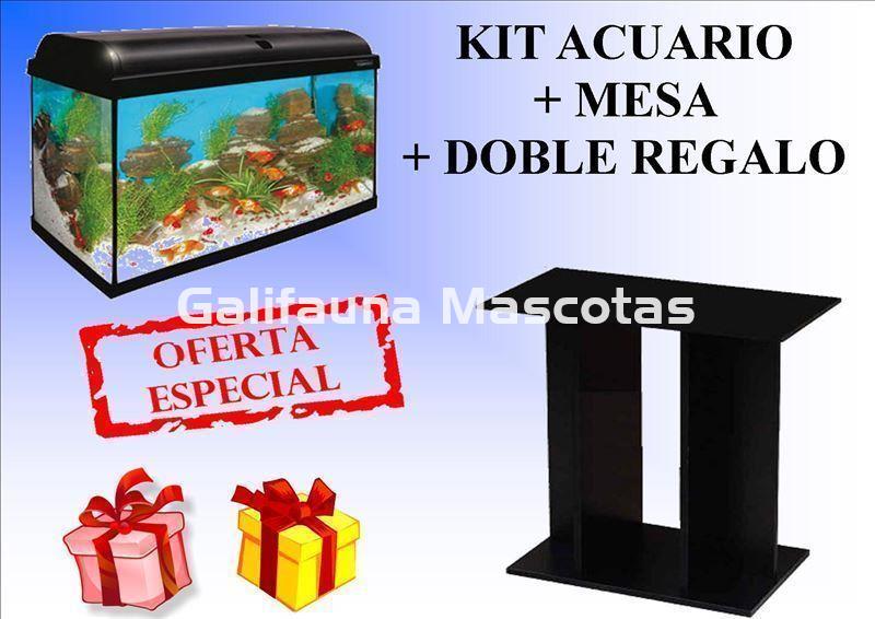 CONJUNTO KIT AQUALIGHT 68 litros + MESA + DOBLE REGALO. - Imagen 1