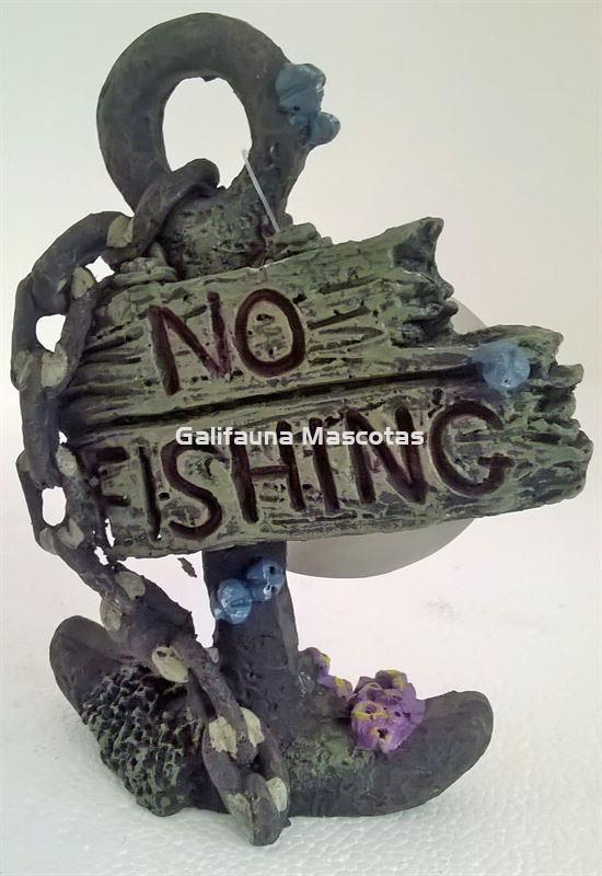 Decoración Ancla "No Fishing". - Imagen 2