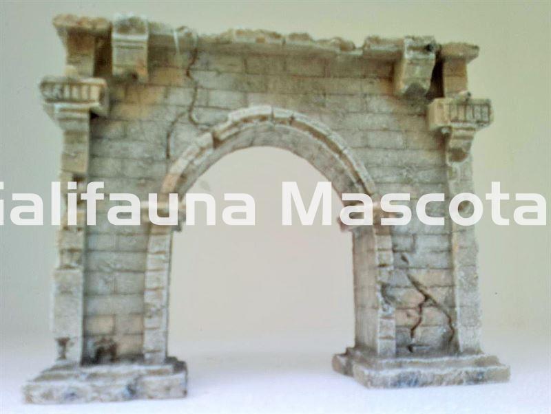 Decoración Arco de triunfo romano. 16x5x12,8 cm - Imagen 1
