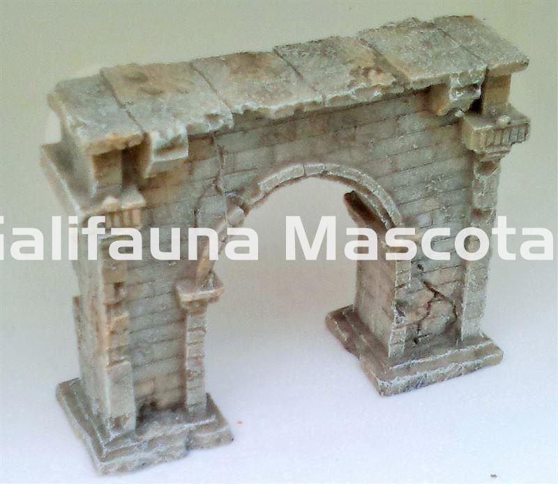 Decoración Arco de triunfo romano. 16x5x12,8 cm - Imagen 2