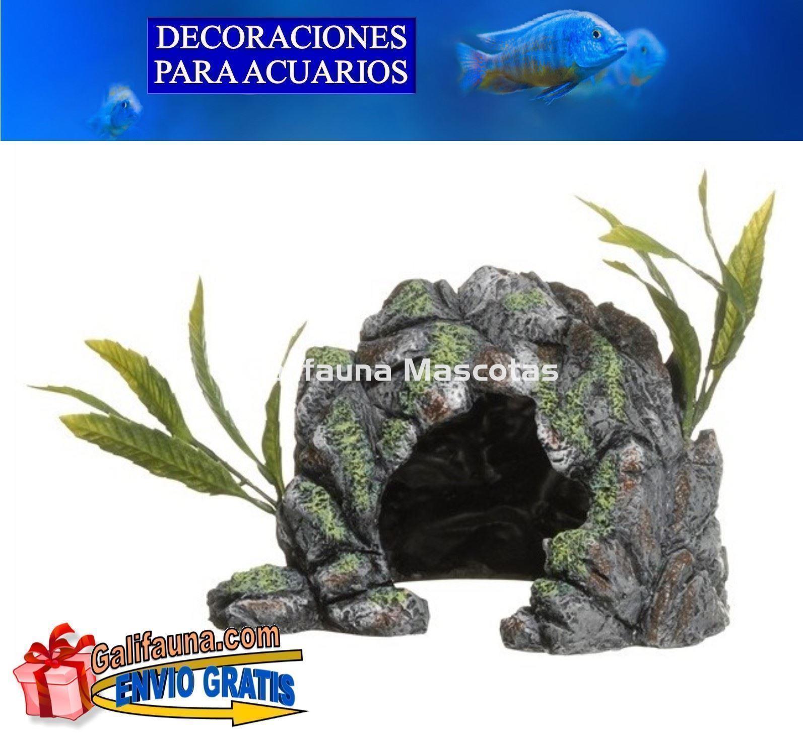 Decoración cueva Polinesia en varios tamaños. Adorno para acuario. - Imagen 2